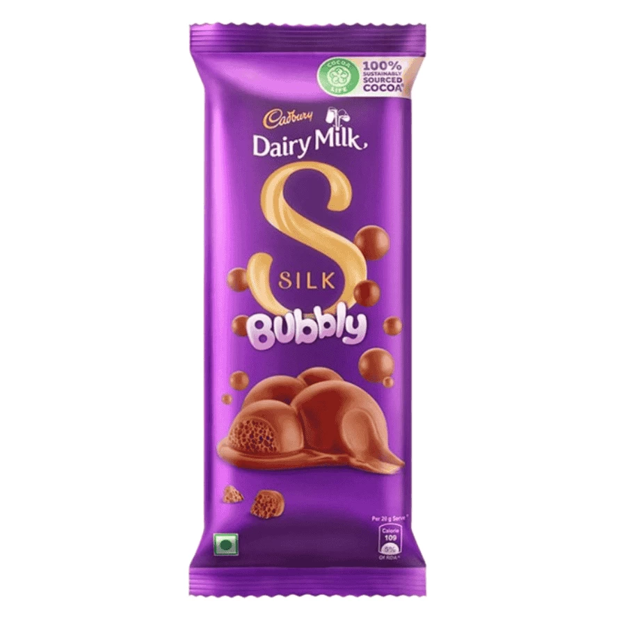 Dairy Milk Silk Bubbly 60g