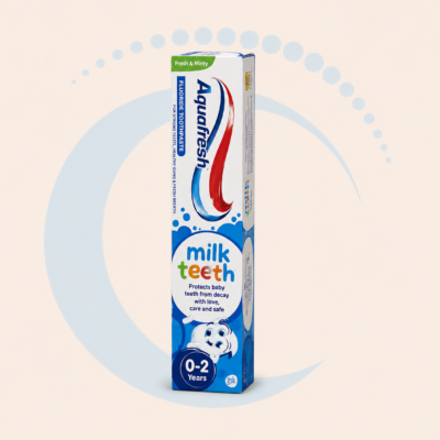 Aquafresh Milk Teeth Toothpaste for Kids 0–2 Years – 50ml