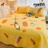 বালিশ কভার ছাড়া ওয়াটারপ্রুফ বেডশীট  (Carrot) Premium Waterproof Bed Sheet 8×7.3 ft – China Imported | Cotton-Soft & Protective Layer