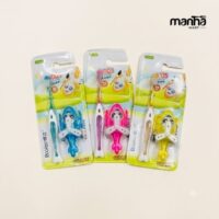 China 2-in-1 Cute Cartoon Kids Toothbrush (3–12 Years)