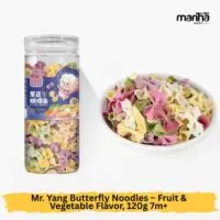 Mr. Yang Butterfly Noodles – Fruit & Vegetable Flavor, 120g (7m+)